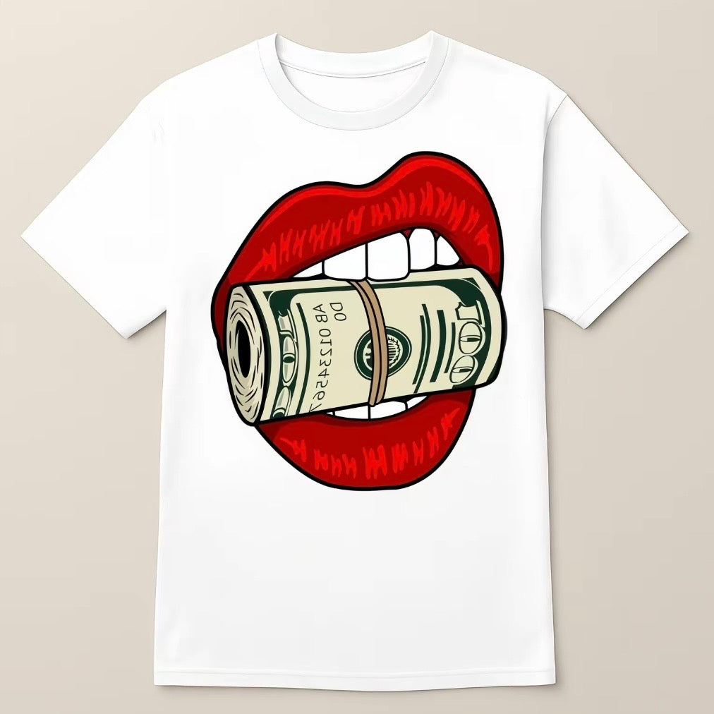Red Lips Biting Cash Roll T-Shirt/Sweatshirt/Hoodie