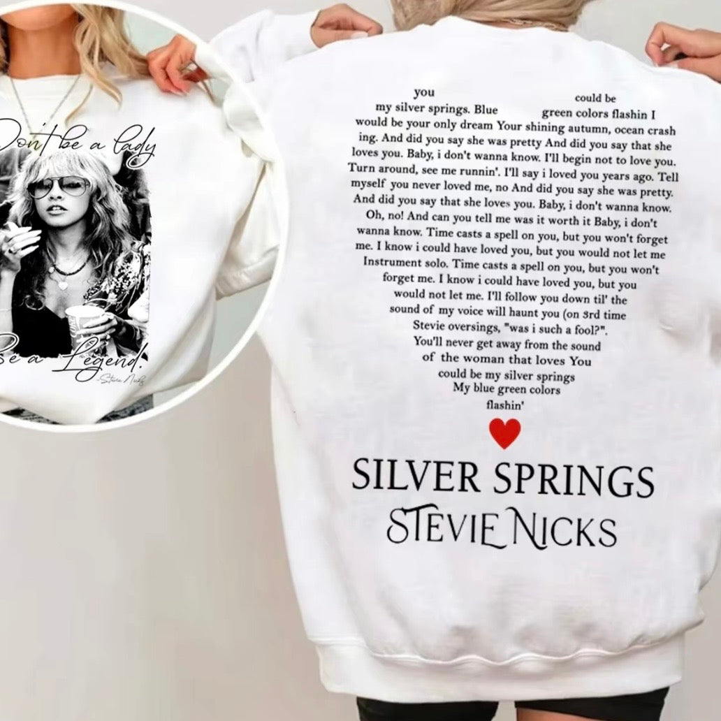 Don't Be A Lady Be A Legend Stevie Nicks T-Shirt/Sweatshirt/Hoodie