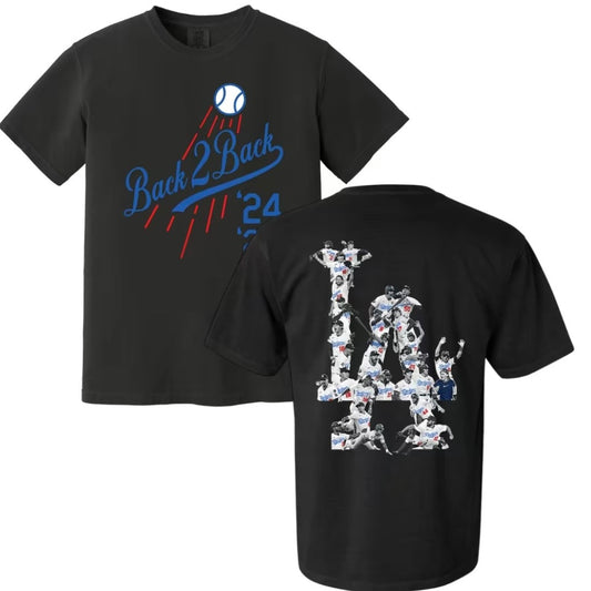 Back To Back 2025 Dodgers Champion T-Shirt/Sweatshirt/Hoodie