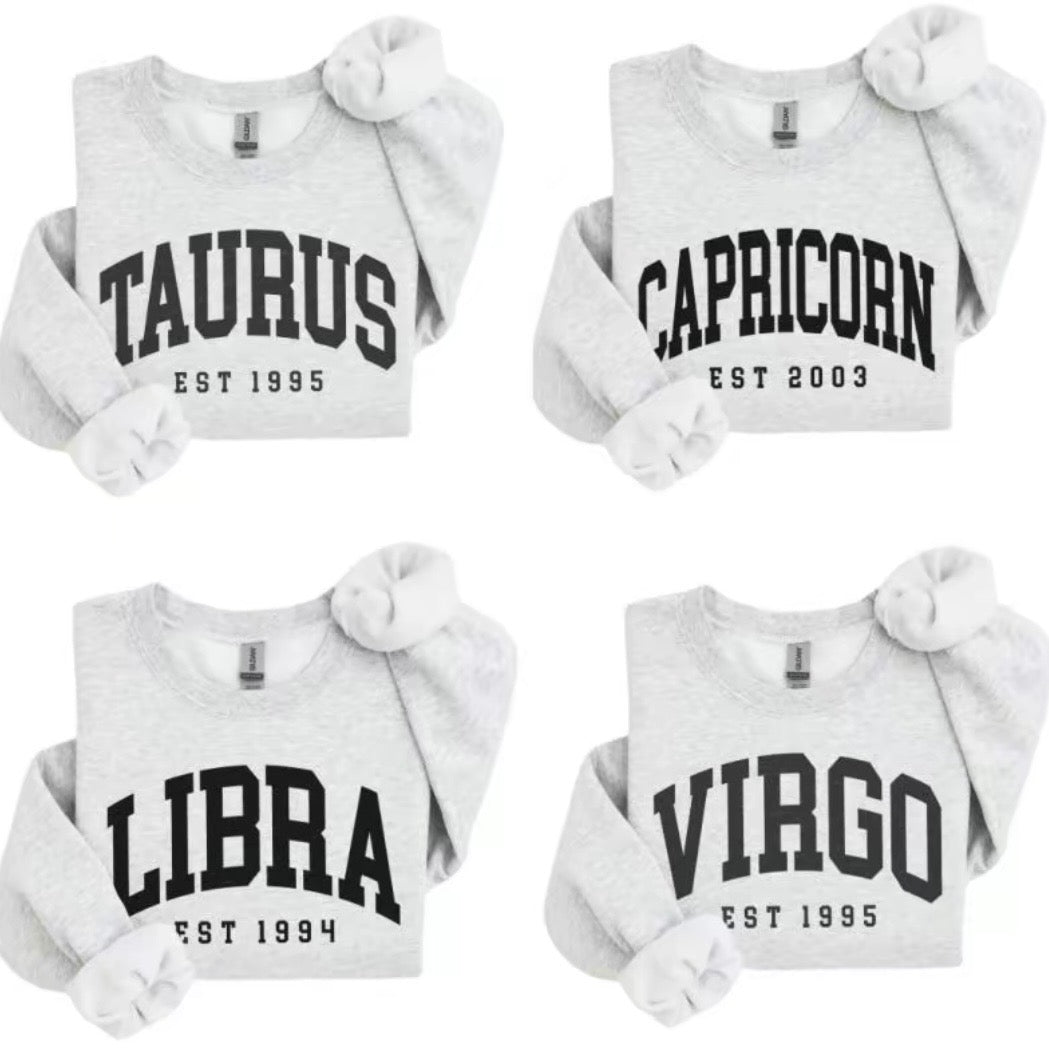 Custom Zodiac With East Year T-Shirt/Sweatshirt/Hoodie