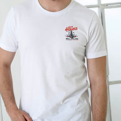 Justin Heranus Well Drilling Funny Name T-Shirt/Sweatshirt/Hoodie