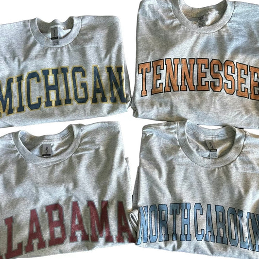 Vintage Varsity College T-Shirt/Sweatshirt/Hoodie