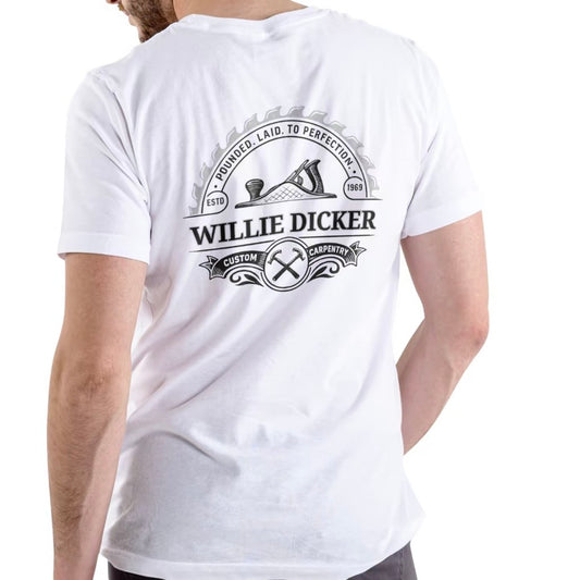 Wille Dicker Custom Carpentry Funny Name T-Shirt/Sweatshirt/Hoodie