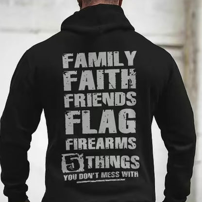 Family Faith Friends Flag T-Shirt/Sweatshirt/Hoodie