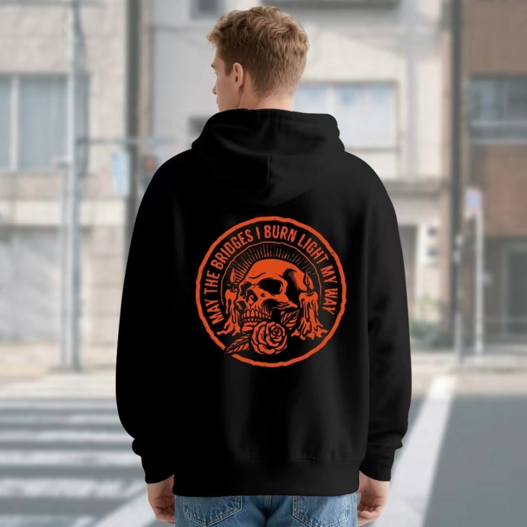 May The Bridges I Burn Light My Way Skull T-Shirt/Sweatshirt/Hoodie
