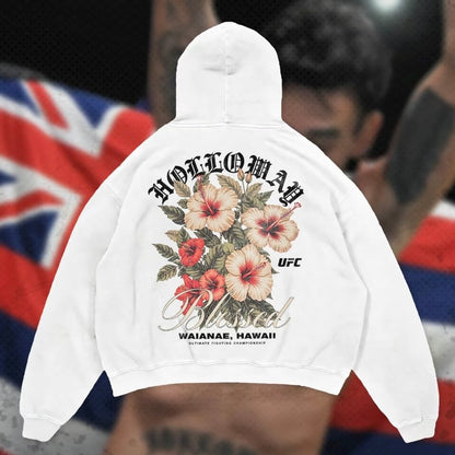Max Holloway "Blessed" Hawaii Hibicus UFC T-Shirt/Sweatshirt/Hoodie