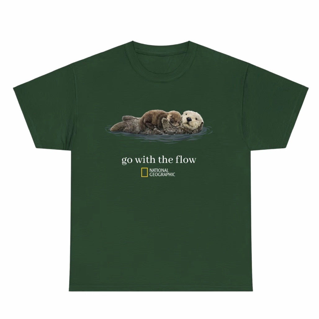 National Geographic "Go with the Flow" T-Shirt Sweatshirt Hoodie