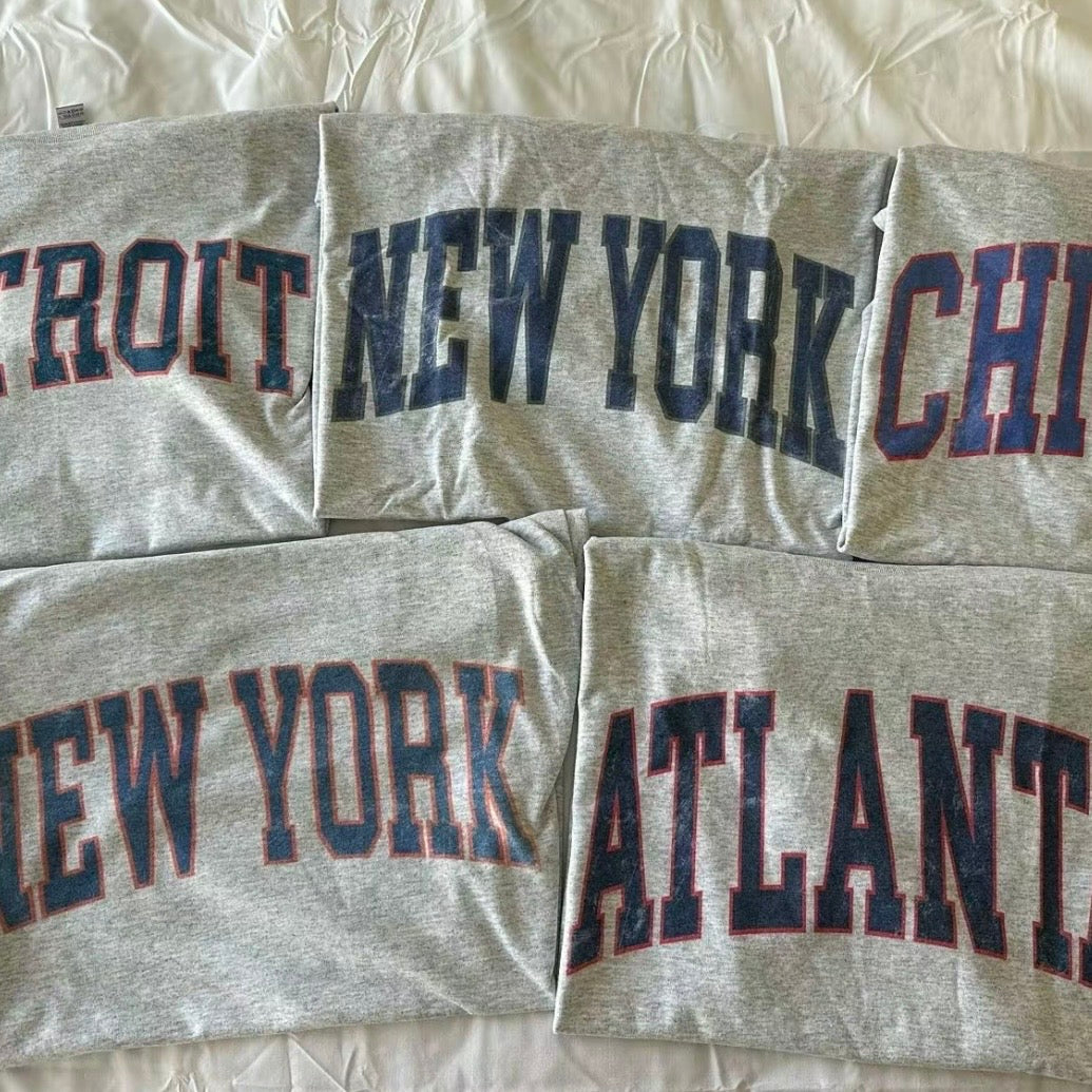 Vintage Varsity College T-Shirt Sweatshirt Hoodie