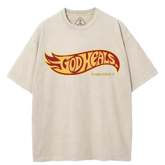 Unisex Christian "God Heals" T-Shirt Sweatshirt Hoodie