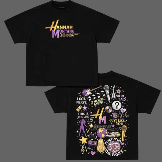 Hannah Montana 20 Years Anniversary T-Shirt Sweatshirt Hoodie