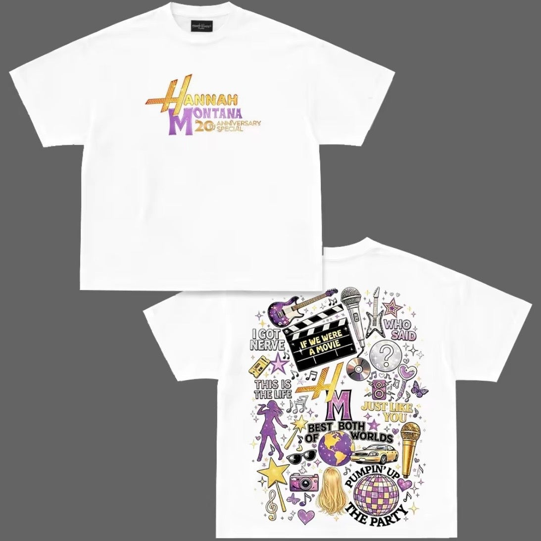 Hannah Montana 20 Years Anniversary T-Shirt Sweatshirt Hoodie