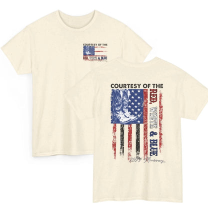 Courtesy Of Red White And Blue 250th Anniversary Flags T-Shirt Sweatshirt Hoodie