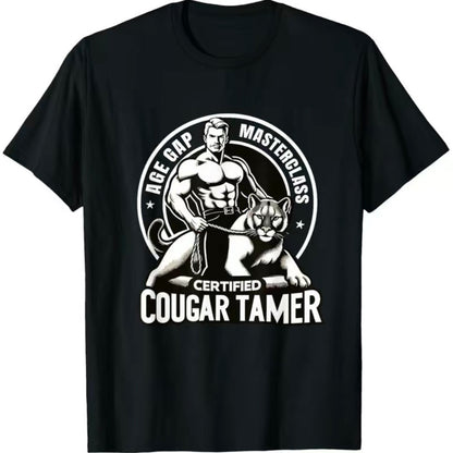Funny Inappropriate Humor Certified Cougar Tamer Gag T-Shirt Sweatshirt Hoodie