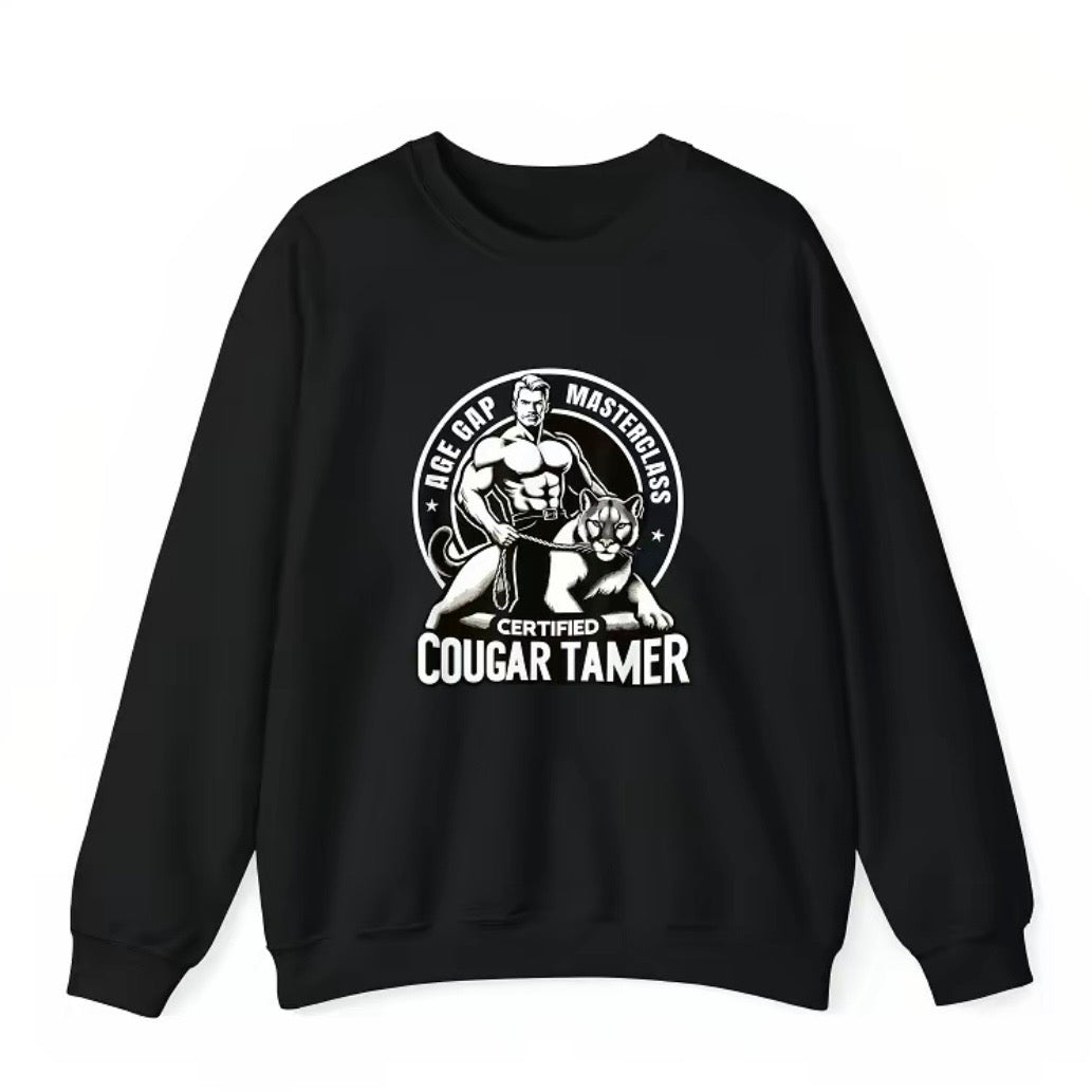Funny Inappropriate Humor Certified Cougar Tamer Gag T-Shirt Sweatshirt Hoodie