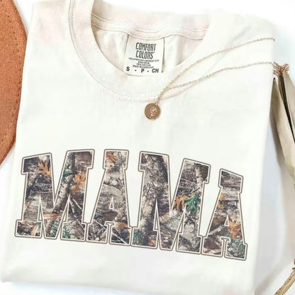Camo Hunting Mama T-Shirt Sweatshirt Hoodie