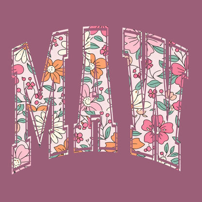 Custom Mama Boho Floral T-Shirt Sweatshirt Hoodie