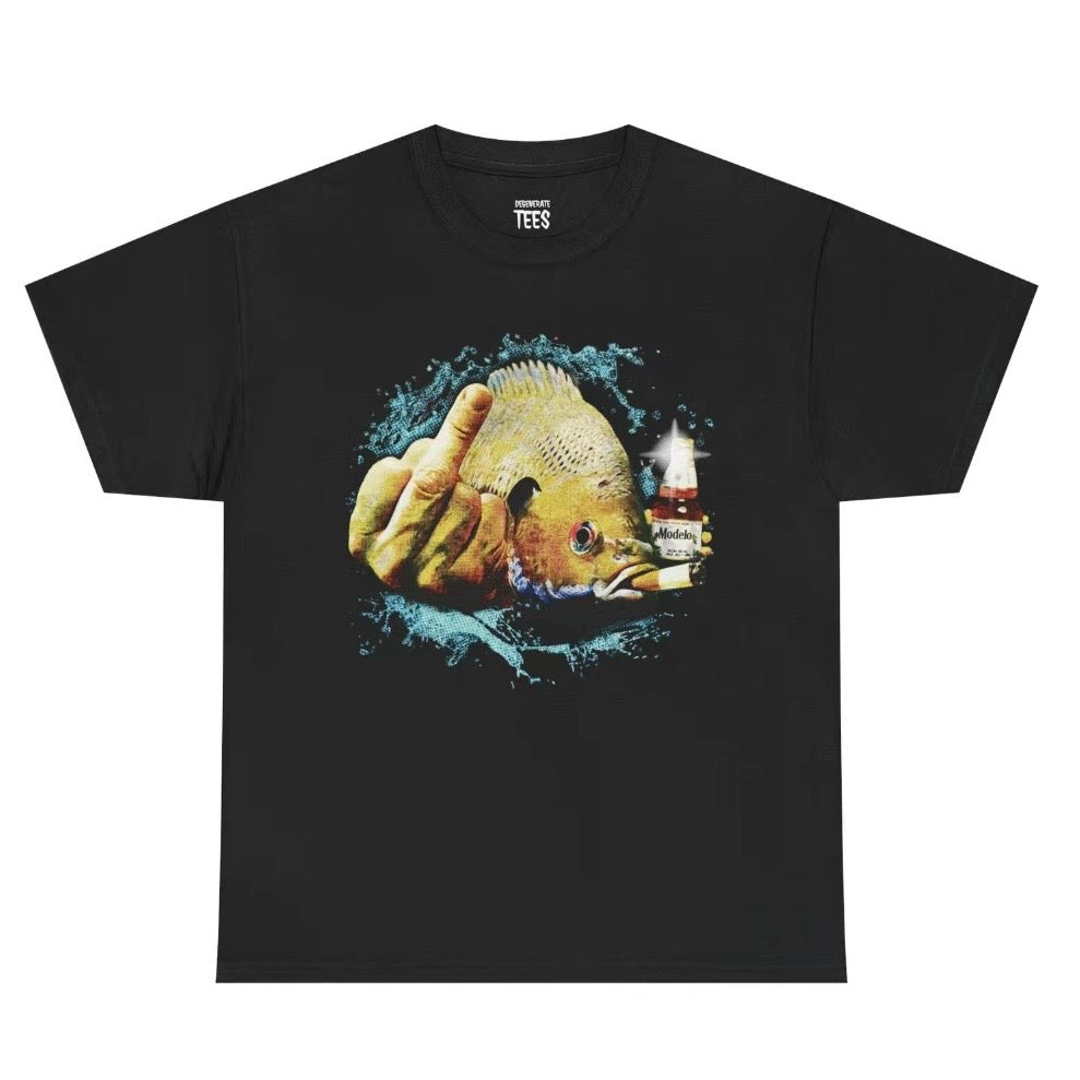 Fish Middle Finger T-Shirt Sweatshirt Hoodie