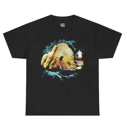 Fish Middle Finger T-Shirt Sweatshirt Hoodie