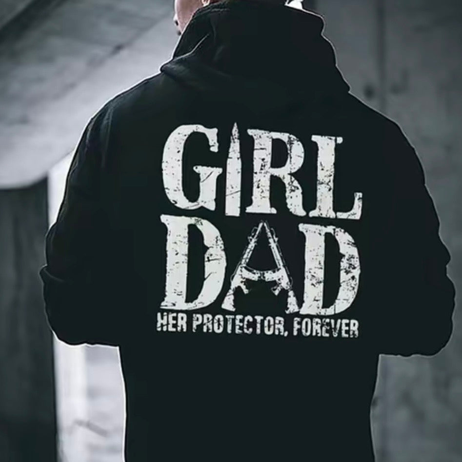 Girl Dad Her Protector T-Shirt Sweatshirt Hoodie