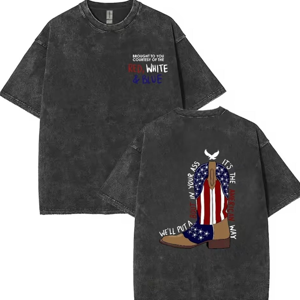 Courtesy Of The Red White And Blue T-Shirt Sweatshirt Hoodie