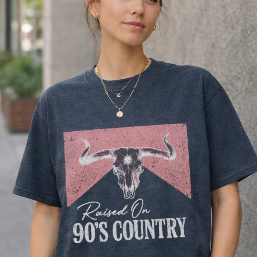 Raised On 90s Country T-Shirt Sweatshirt Hoodie