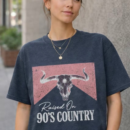Raised On 90s Country T-Shirt Sweatshirt Hoodie