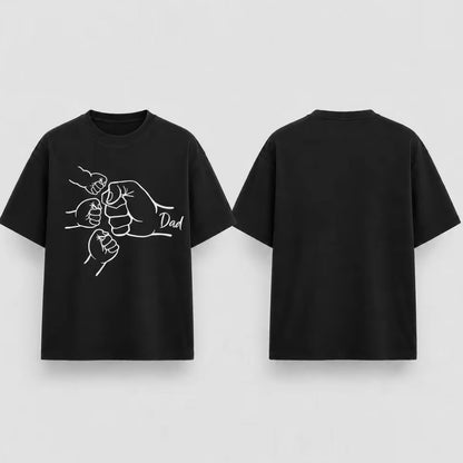 Dad Of Three Fist Bump T-Shirt Sweatshirt Hoodie