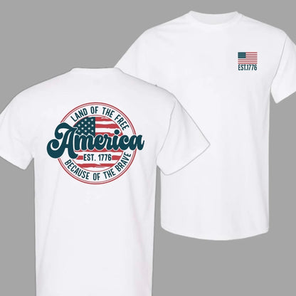 4th Of July America Flag T-Shirt Sweatshirt Hoodie