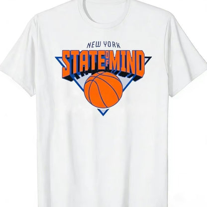 New York State of Mind Basketball Graphic T-Shirt Sweatshirt Hoodie