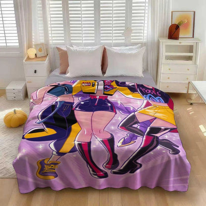 Kpop Fantasy Idol Theme  Flannel Blanket