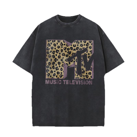 MTV Classic Leopard T-Shirt Sweatshirt Hoodie