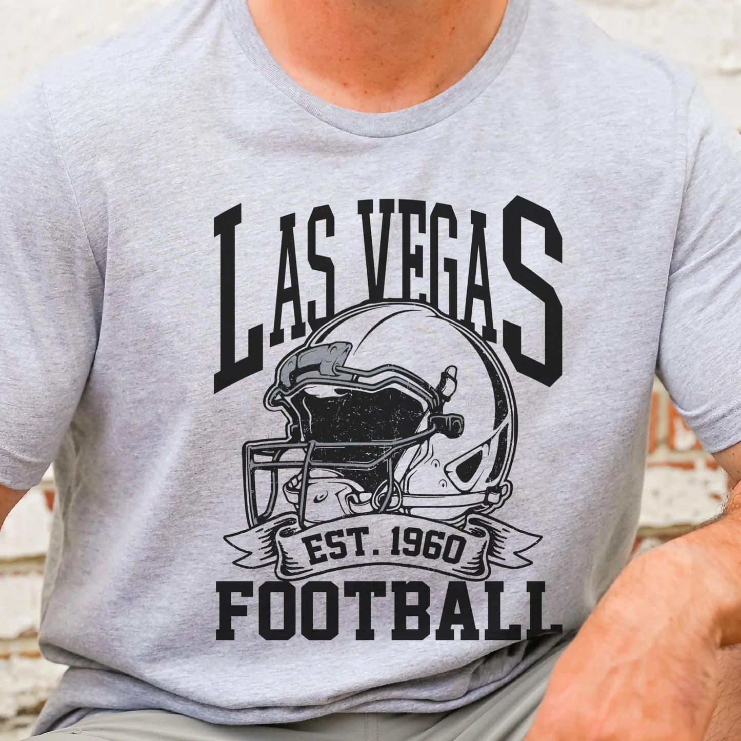 Vintage Football City Helmet Graphic T-Shirt Sweatshirt Hoodie
