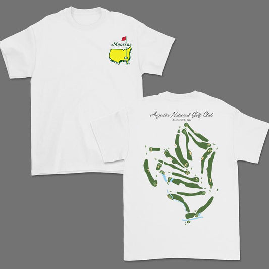 Augusta National Course Map Golf T-Shirt Sweatshirt Hoodie