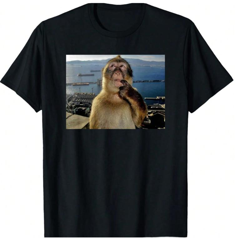 Thinking Monkey Meme T-Shirt/Sweatshirt/Hoodie
