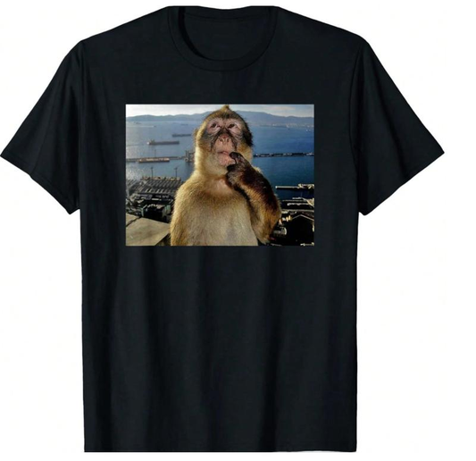 Thinking Monkey Meme T-Shirt/Sweatshirt/Hoodie